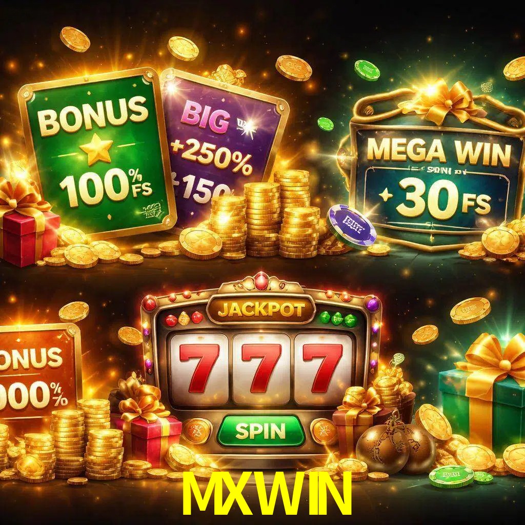 Tipos de bonos MXWIN incluyendo recompensas de bienvenida y promociones continuas