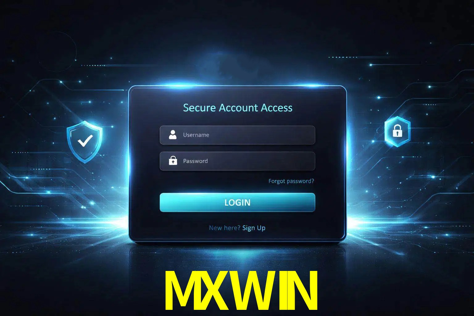 Pantalla de inicio de sesión de cuenta MXWIN para usuarios en México